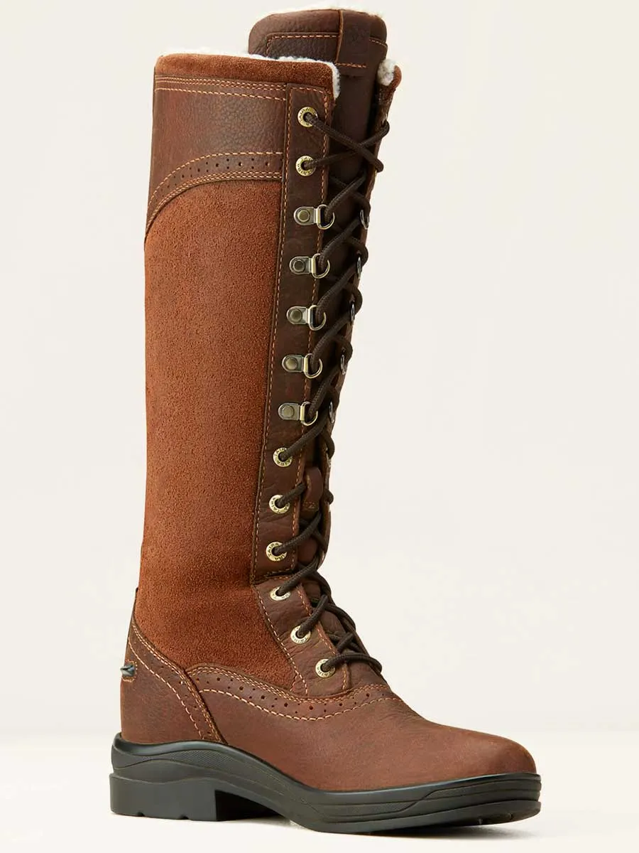 30% OFF - ARIAT Wythburn Tall Boots - Womens Waterproof Insulated - Dark Brown UK 7.5