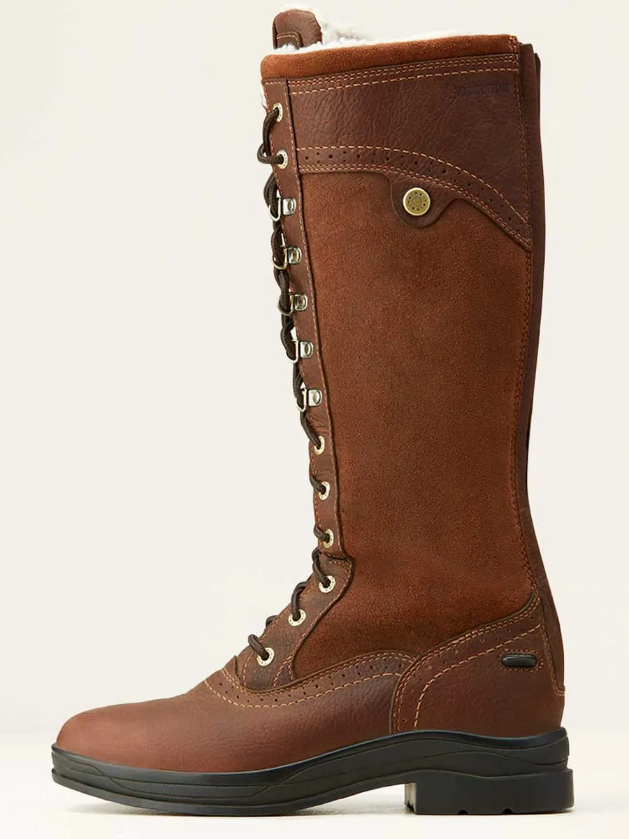 30% OFF - ARIAT Wythburn Tall Boots - Womens Waterproof Insulated - Dark Brown UK 7.5