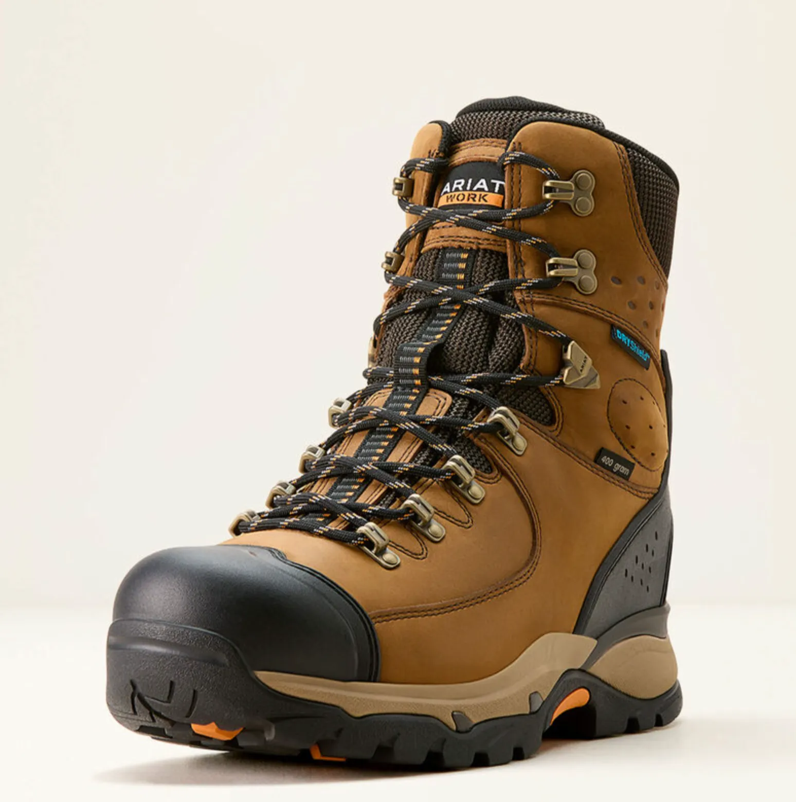 Ariat Men's Endeavor Dusted Brown 8" Waterproof Insulated Work Boot 10053775