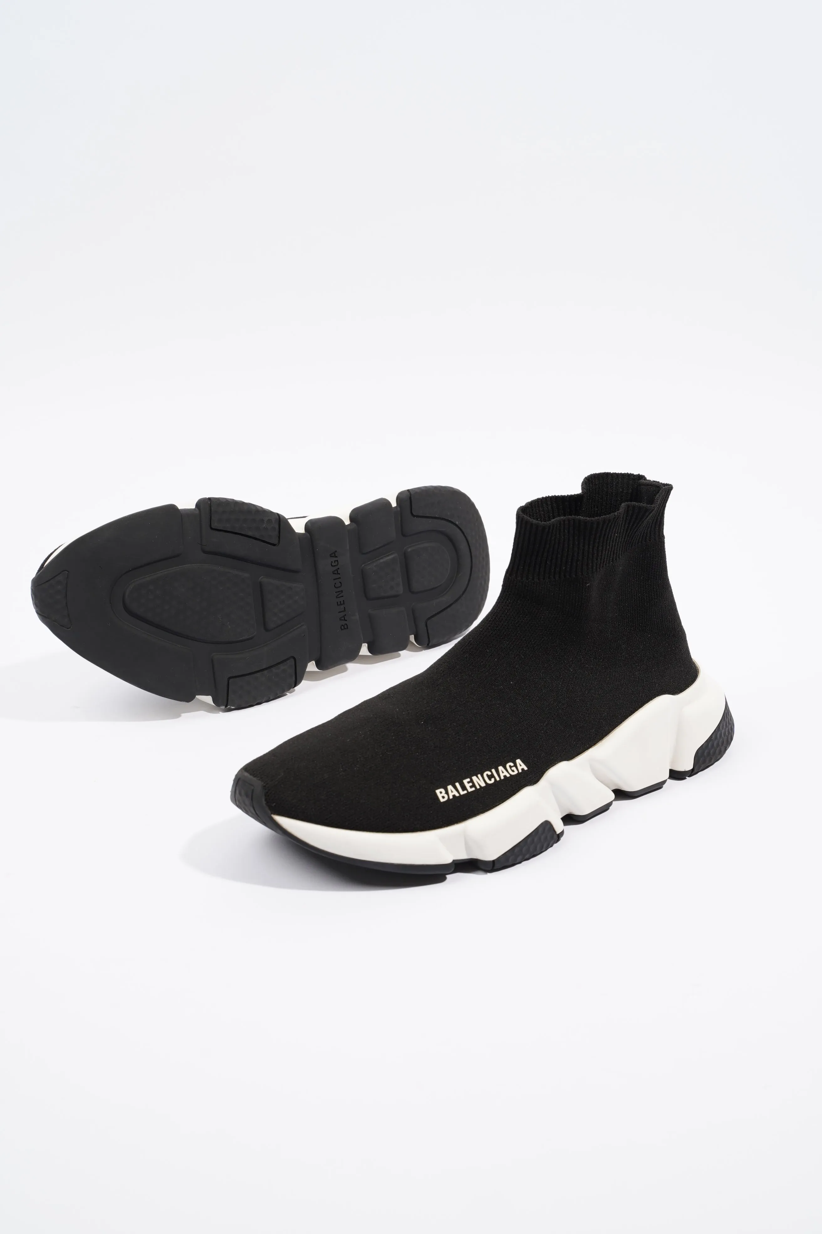 Balenciaga Womens Speed Black / White EU 39 / UK 6