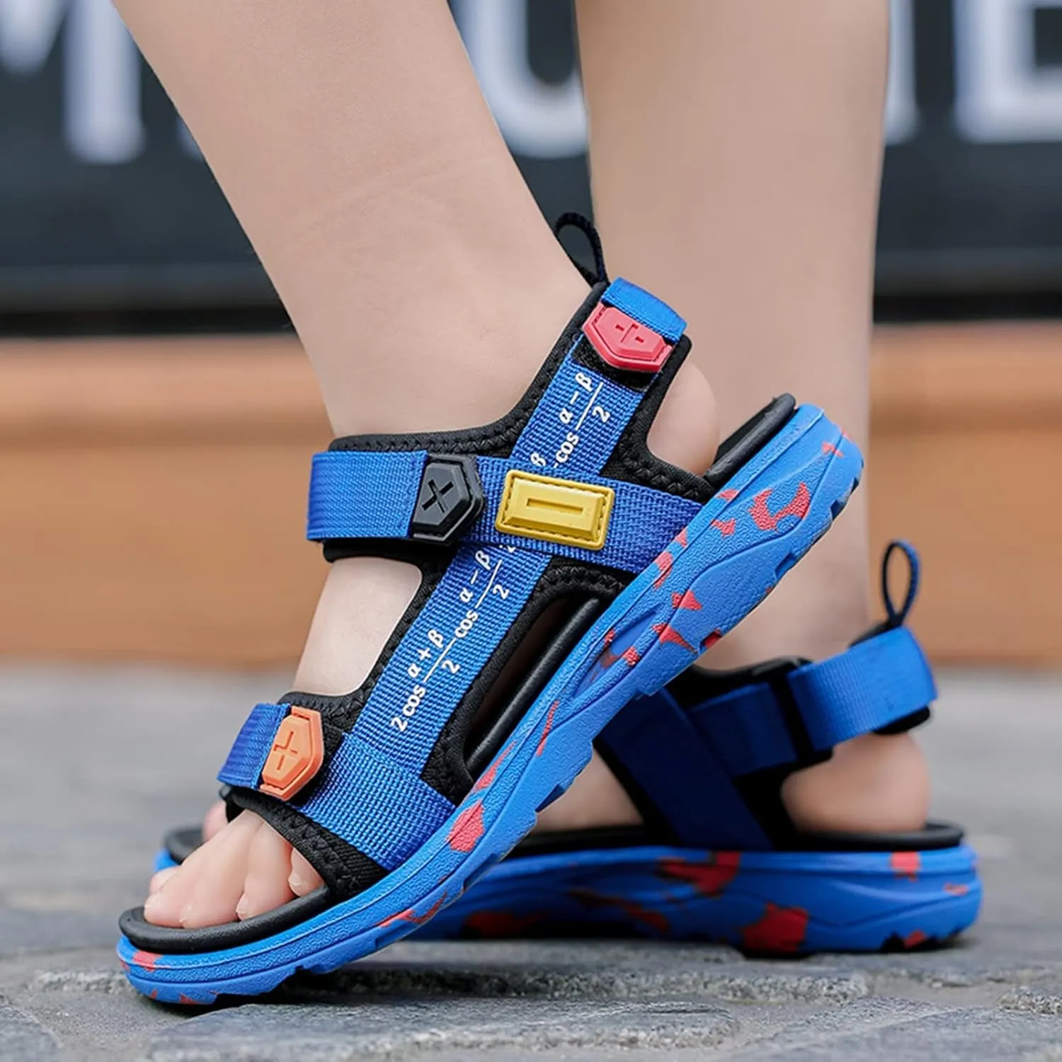 Boys Hiking Sandals Toddler Kids Summer No Slip Rubber Sole Outdoor Athletic Sport Casual Shoes Lightweight Sneaker