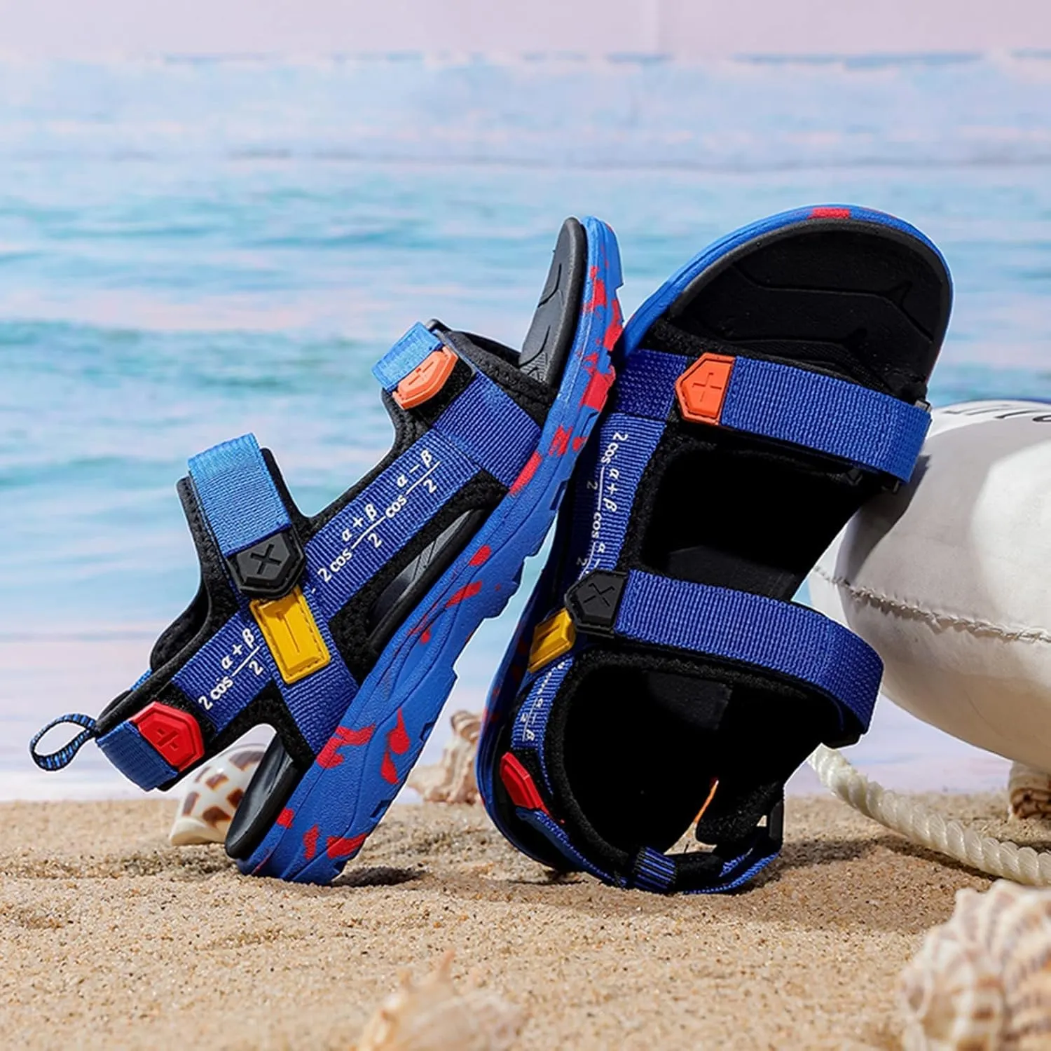 Boys Hiking Sandals Toddler Kids Summer No Slip Rubber Sole Outdoor Athletic Sport Casual Shoes Lightweight Sneaker