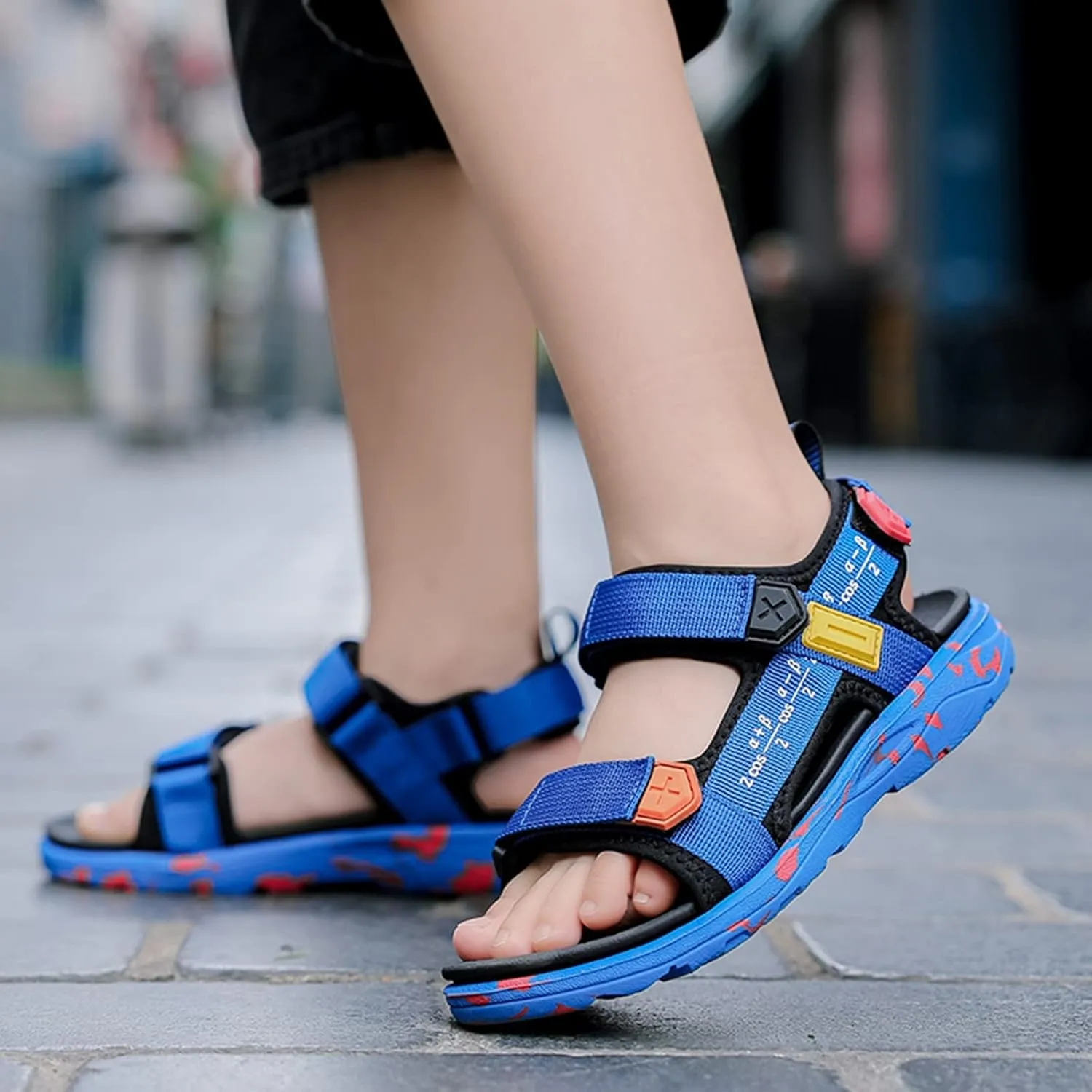 Boys Hiking Sandals Toddler Kids Summer No Slip Rubber Sole Outdoor Athletic Sport Casual Shoes Lightweight Sneaker