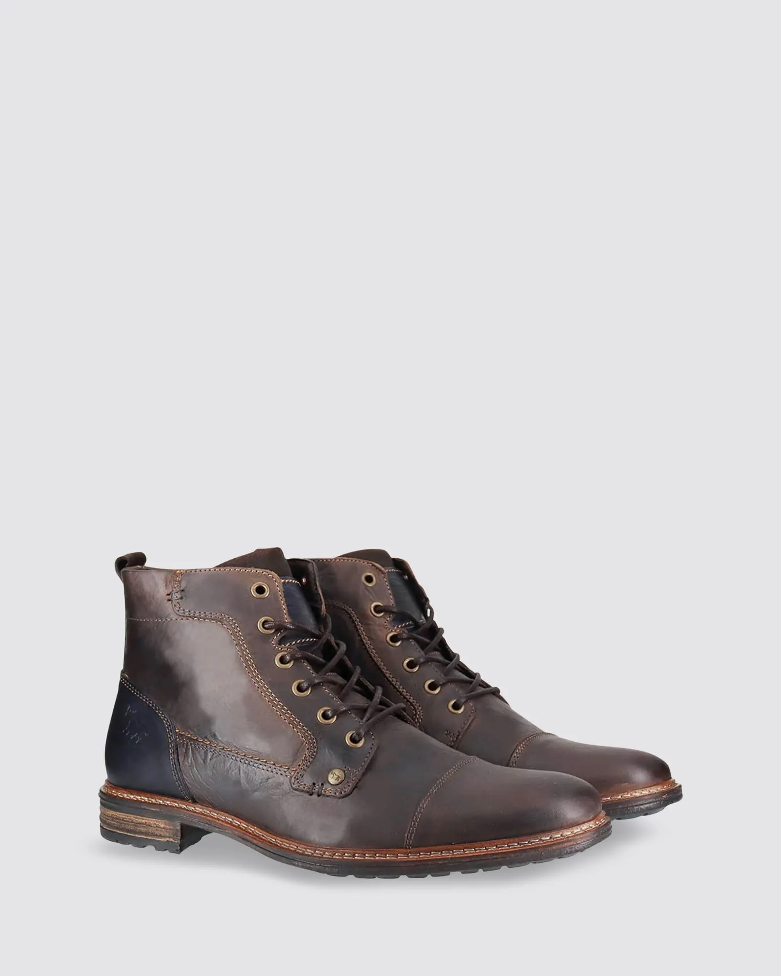 CLIFTON BOOTS DARK BROWN LEATHER