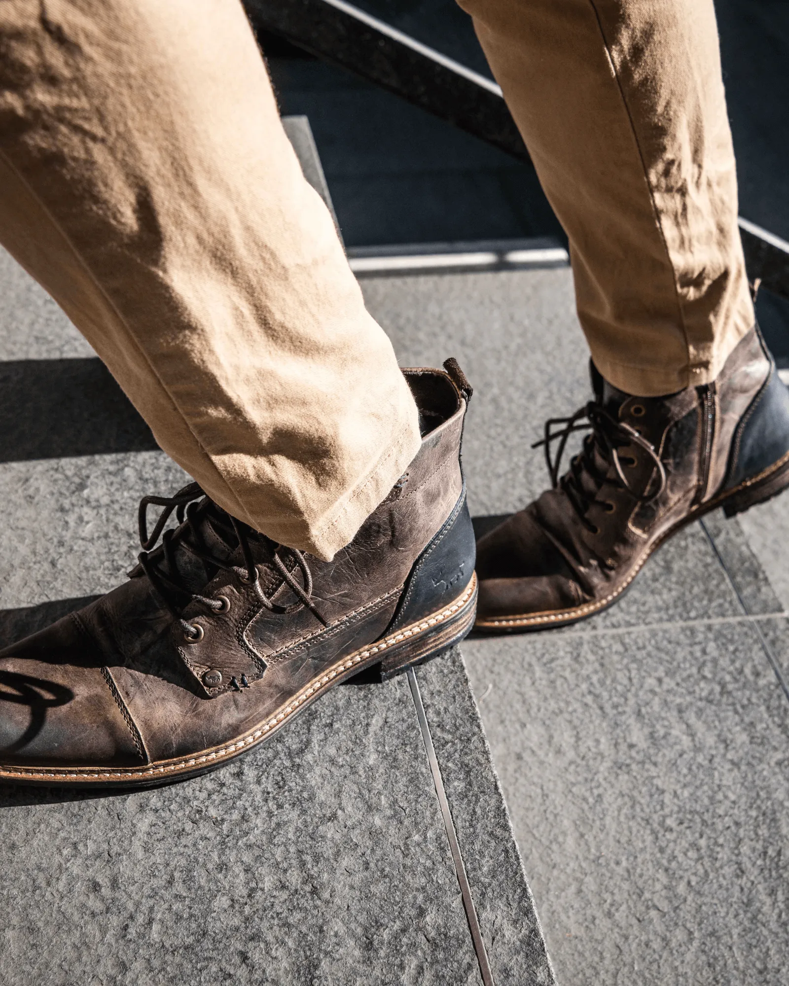 CLIFTON BOOTS DARK BROWN LEATHER