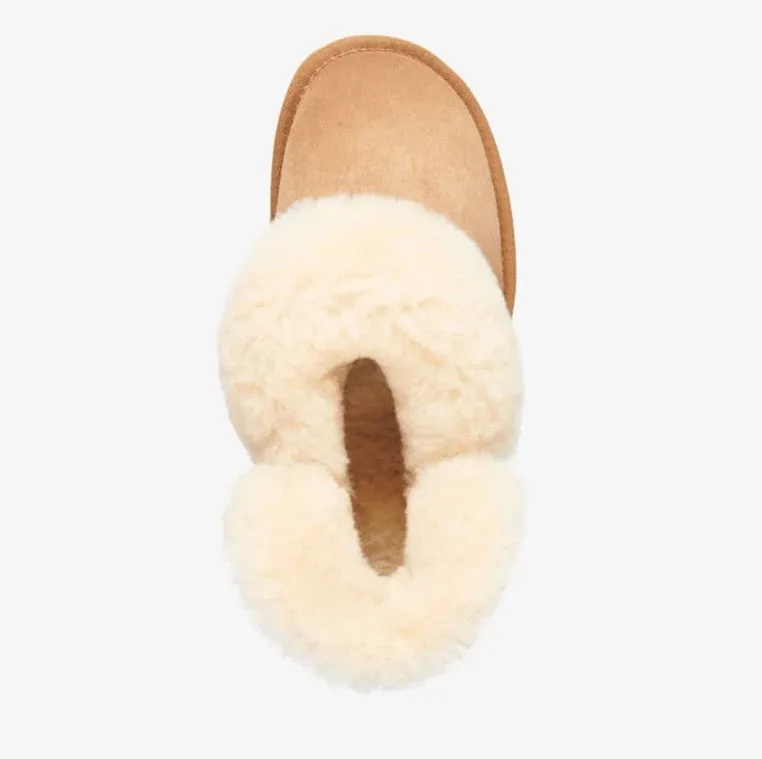 EMU Australia Teen/Adult - Platinum Mintaro Genuine Handcrafted Sheepskin Bootie Slipper, Chestnut
