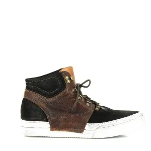 Forte W172092 Geremia Dark Brown High-Top Sneakers