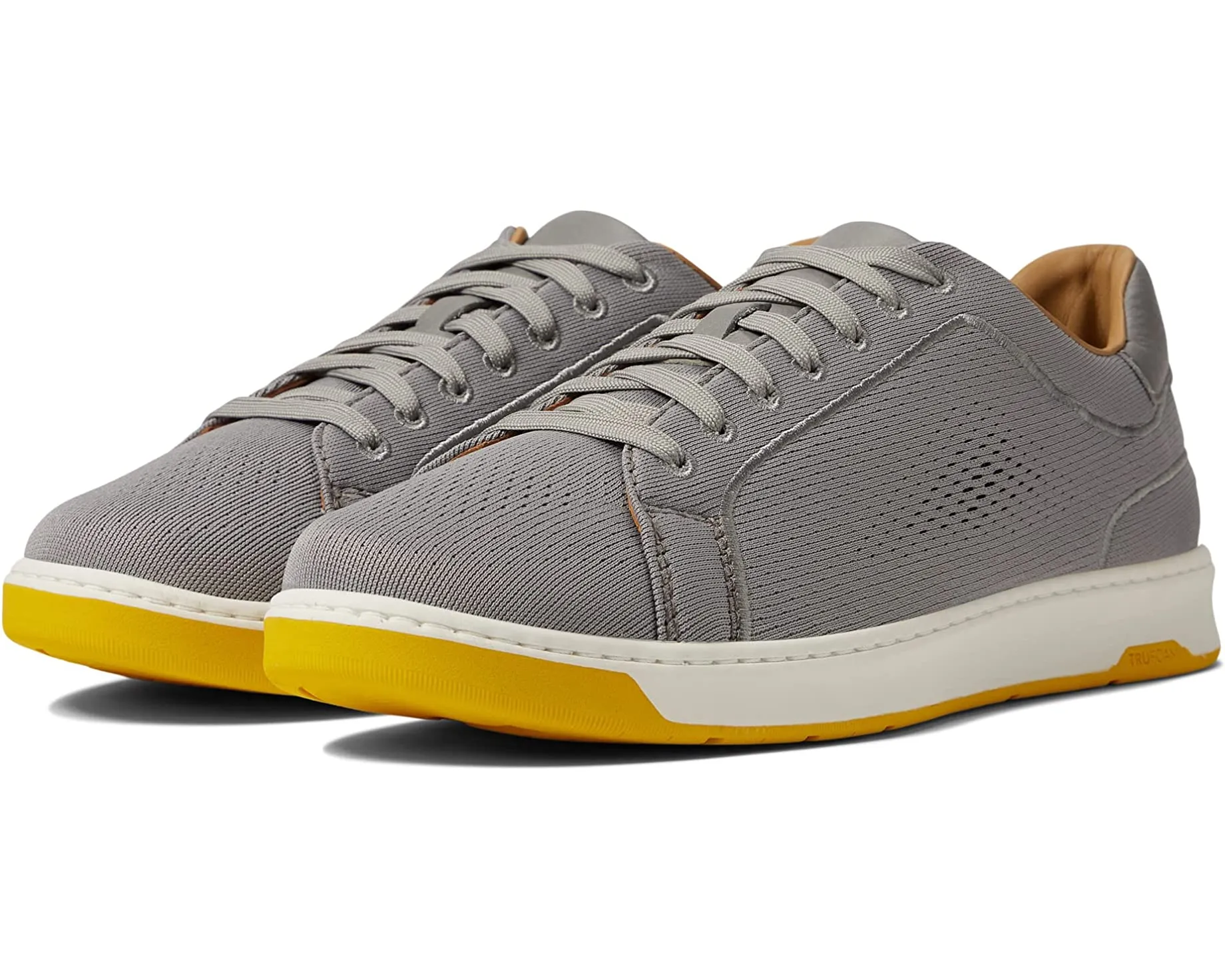 Johnston & Murphy Daxton Knit Lace-Up Sneakers, Gray