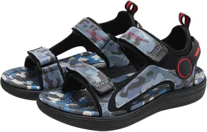 Kids Summer Athletic Sandals for Boys 2025 Summer Trendy Camouflage Open Toe Anti Slip Hiking Outdoor Sport Shoes