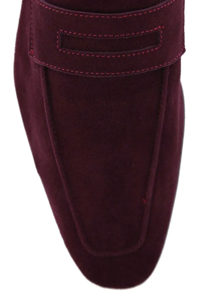 Max Verre Burgundy Red Shoes - 7 US / 6 UK