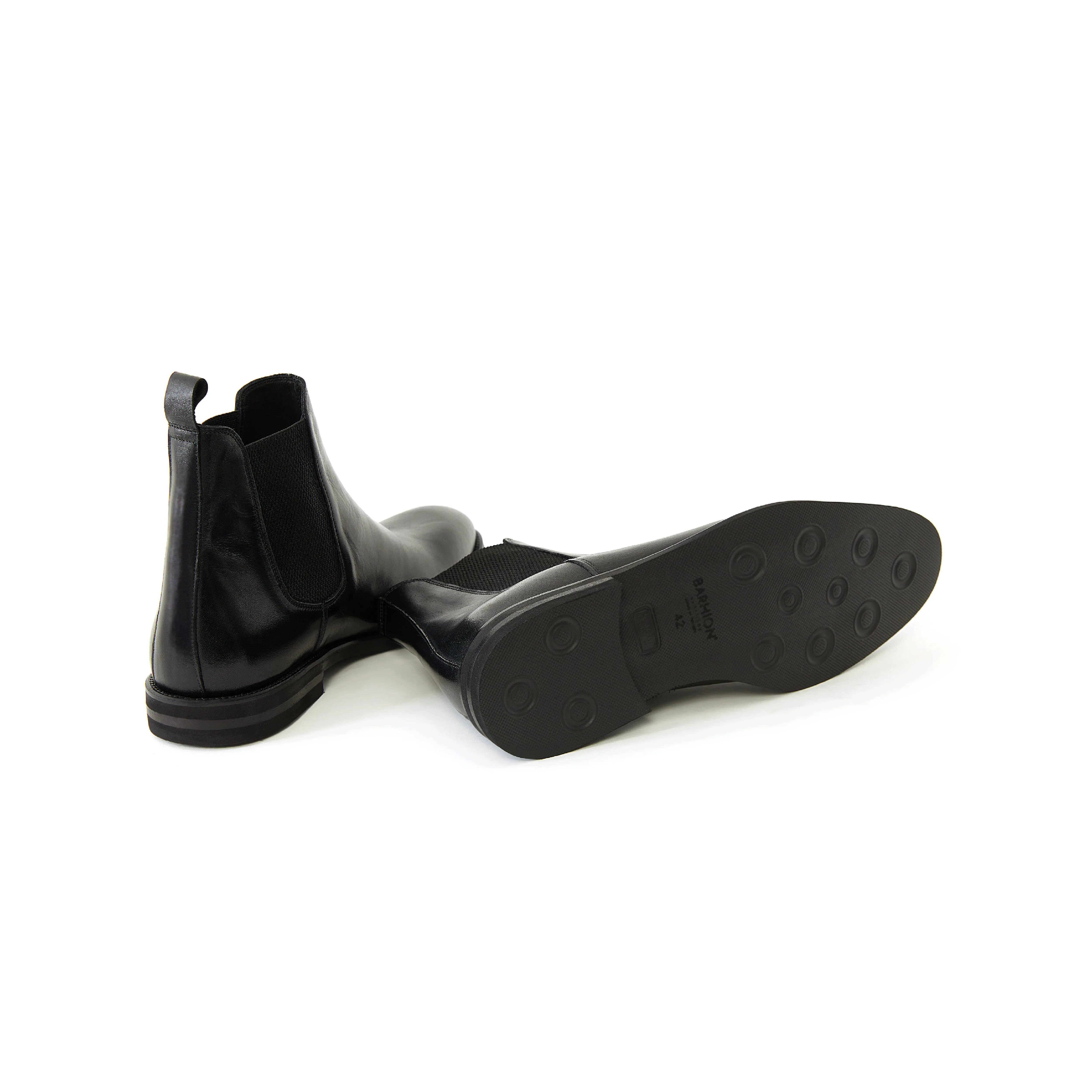 Men's Calf Leather Handmade Chelsea Boots M10003