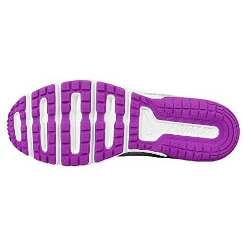 Nike Women's Air Max Sequent Running Shoes Sneakers (Size: 5) (US 5, Purple/Gray/Orange/White)
