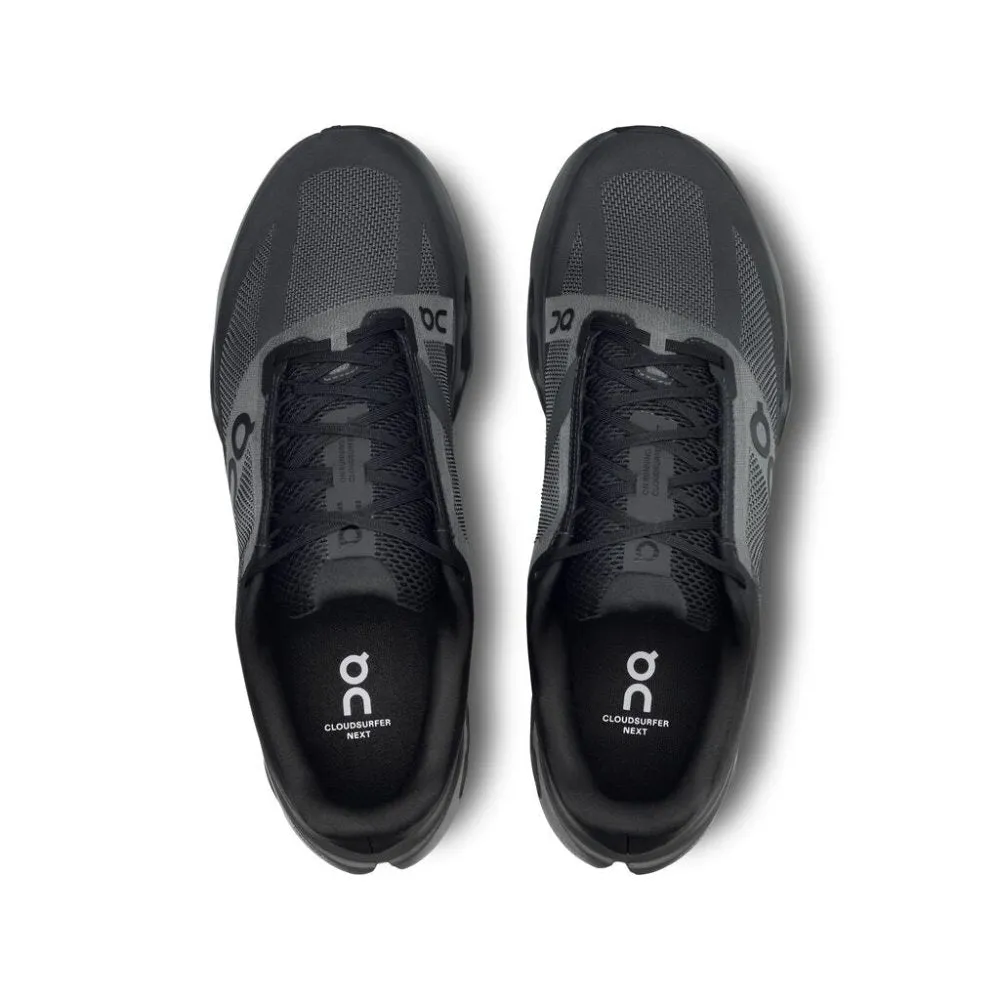 On Men's Cloudsurfer Next (Wide Width) - Black/Eclipse