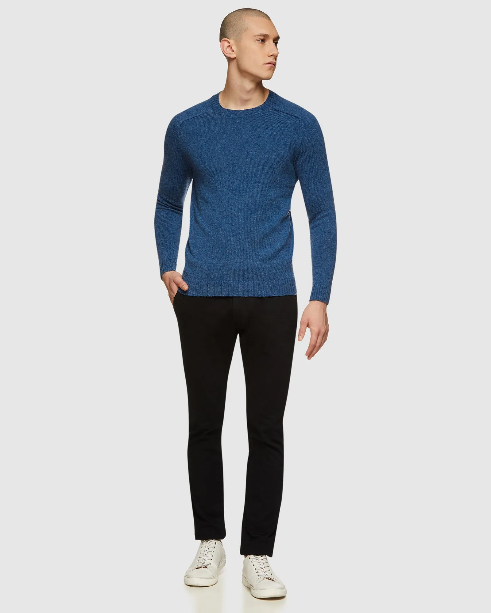Ritchie Crew Neck Lambswool Knit
