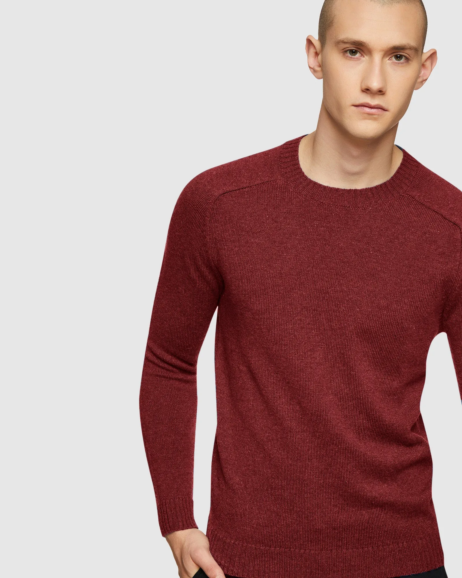 Ritchie Crew Neck Lambswool Knit