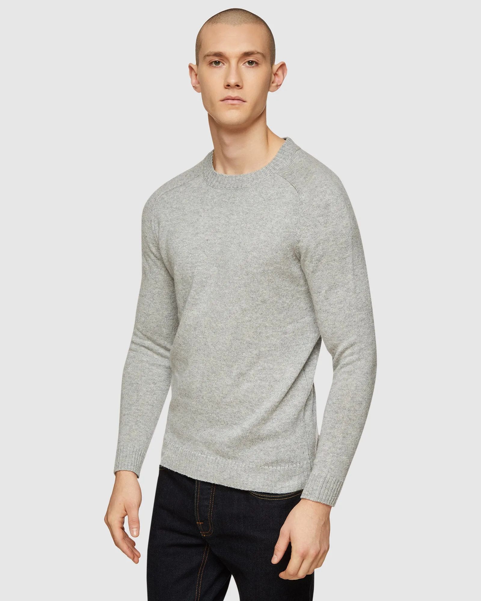 Ritchie Crew Neck Lambswool Knit