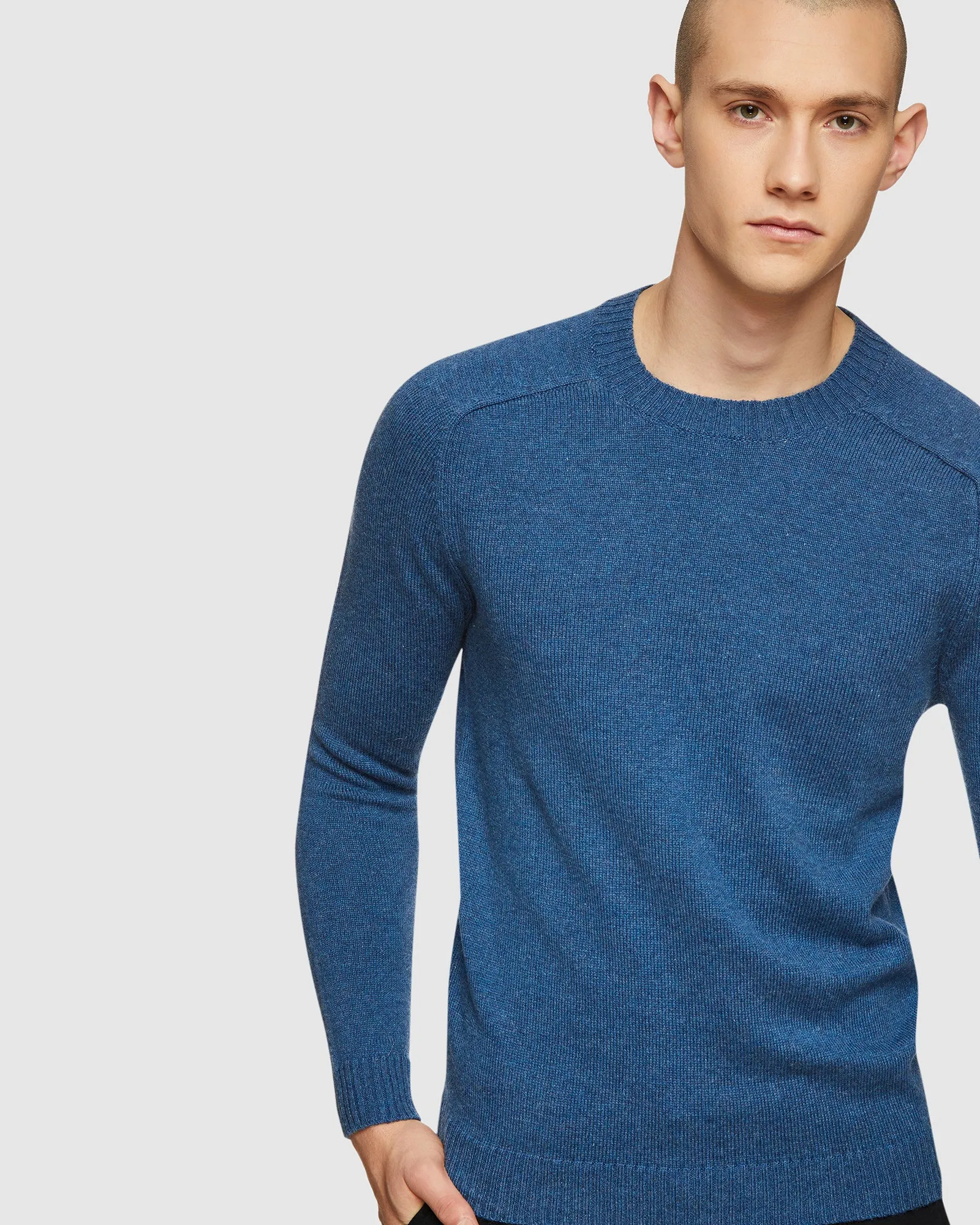 Ritchie Crew Neck Lambswool Knit
