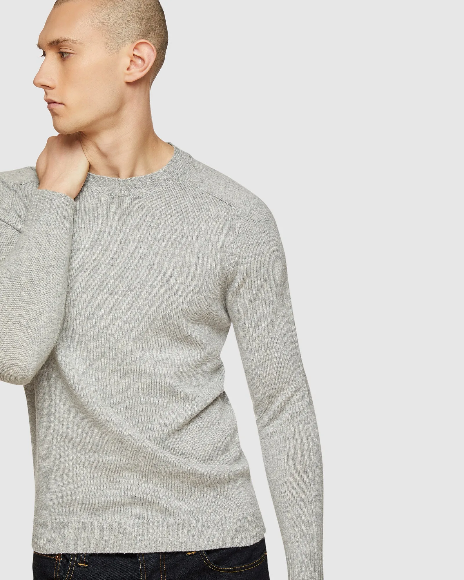 Ritchie Crew Neck Lambswool Knit