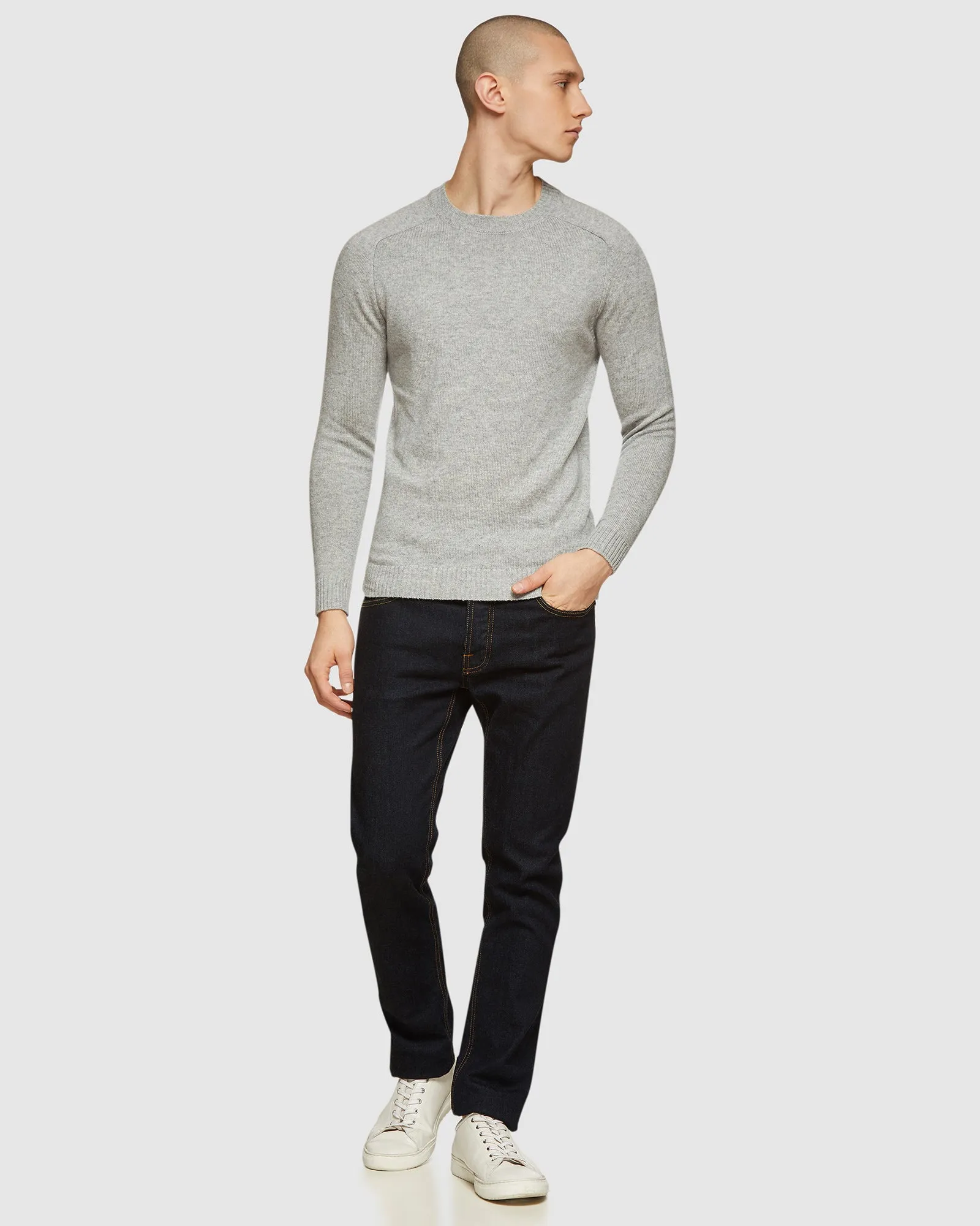 Ritchie Crew Neck Lambswool Knit