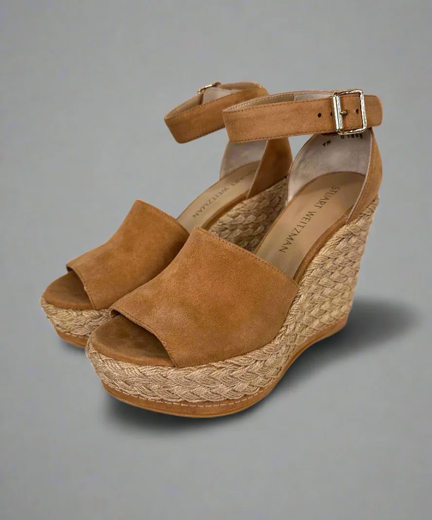 STUART WEITZMAN Suede Espadrilles