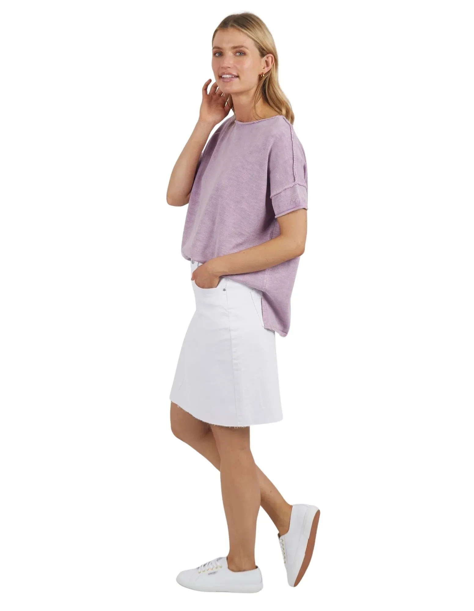 Tahlia Tee Knit - Lavander