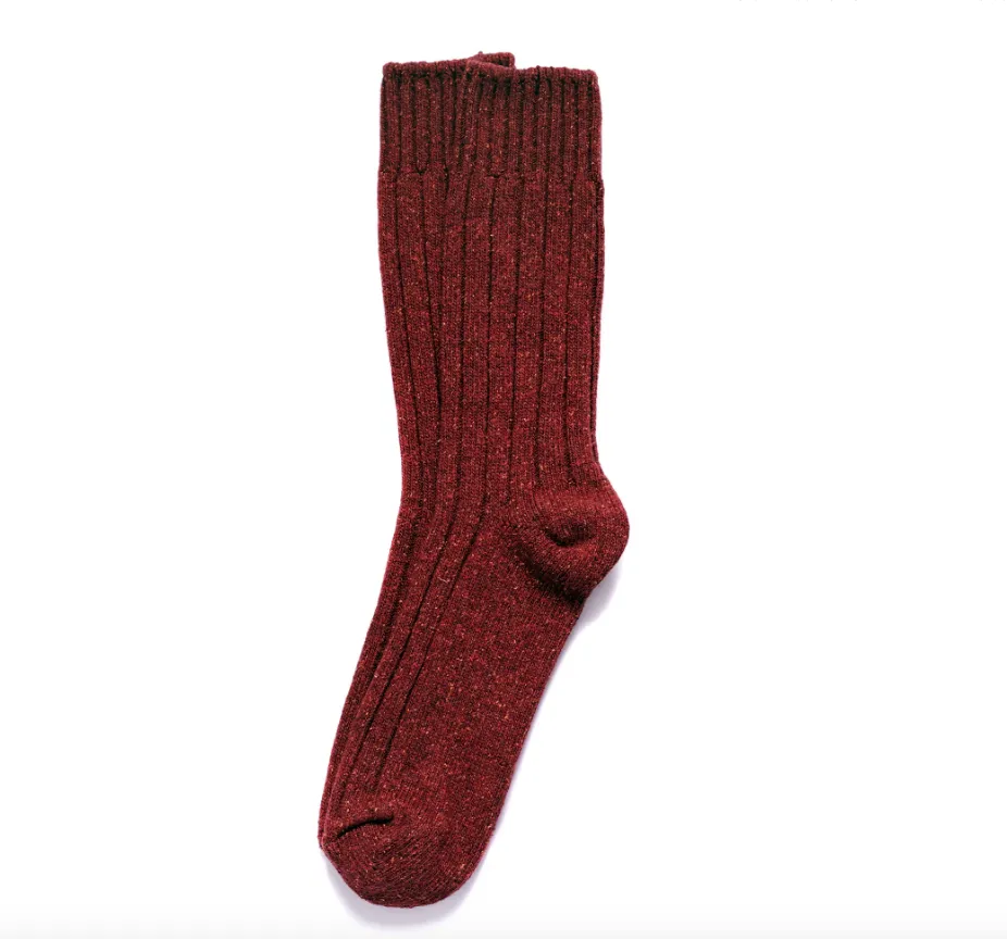 Wool Silk Boot Sock